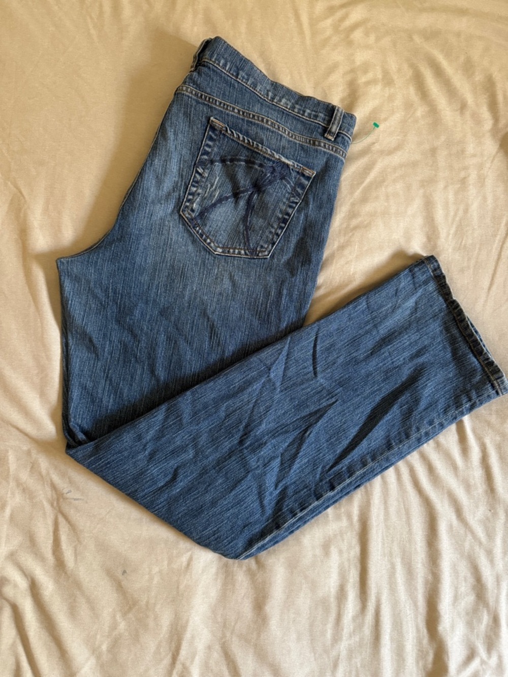 New York & Company Men's Indigo Straight Jeans